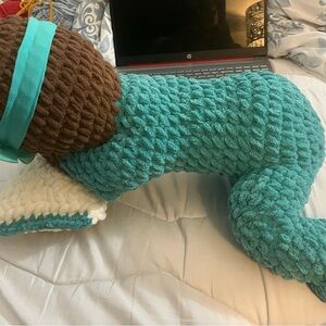 Handmade Crochet Mermaid Doll